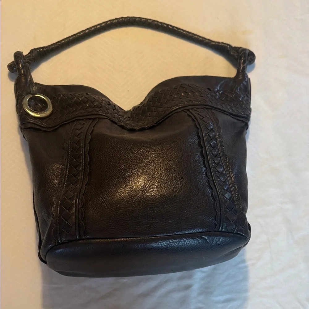 Elliott Lucca Brown Leather Hobo Bag